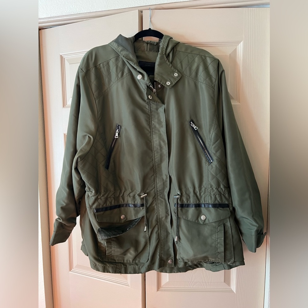 Olive green women’s jacket